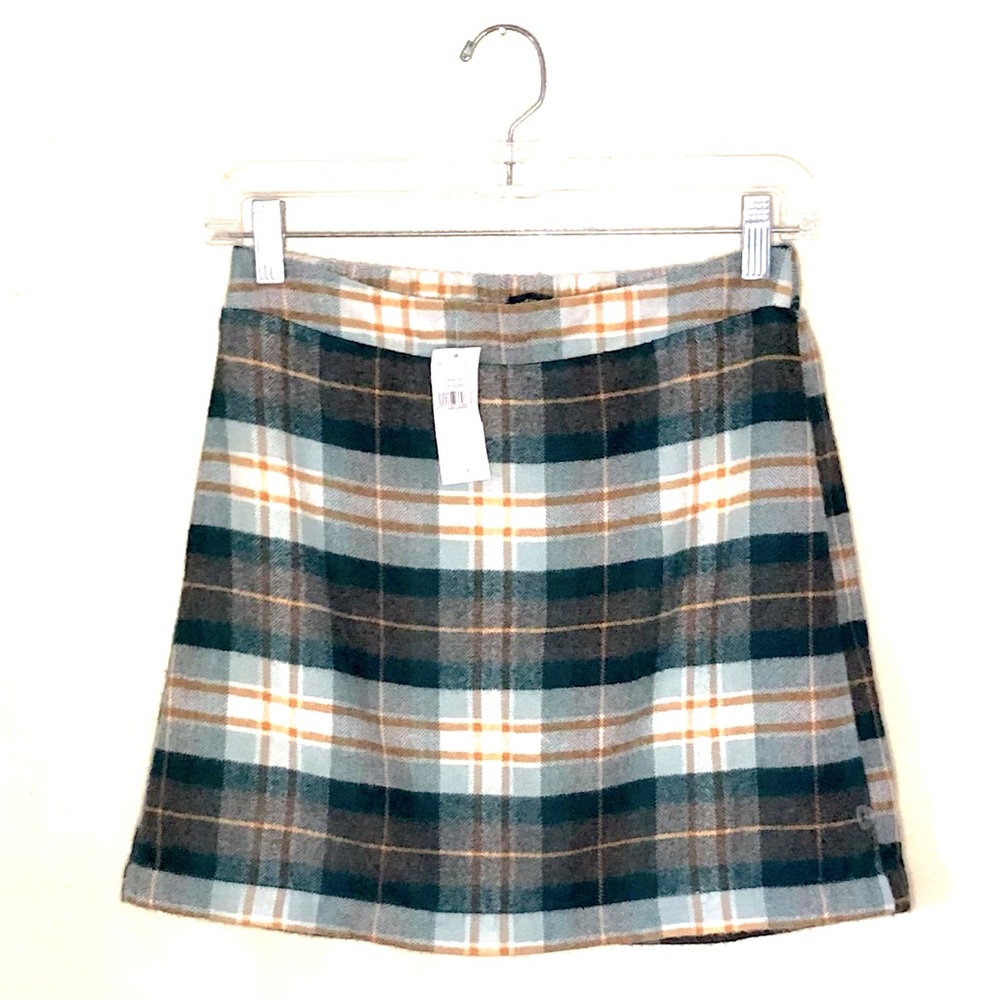 American Eagle plaid flannel mini skirt